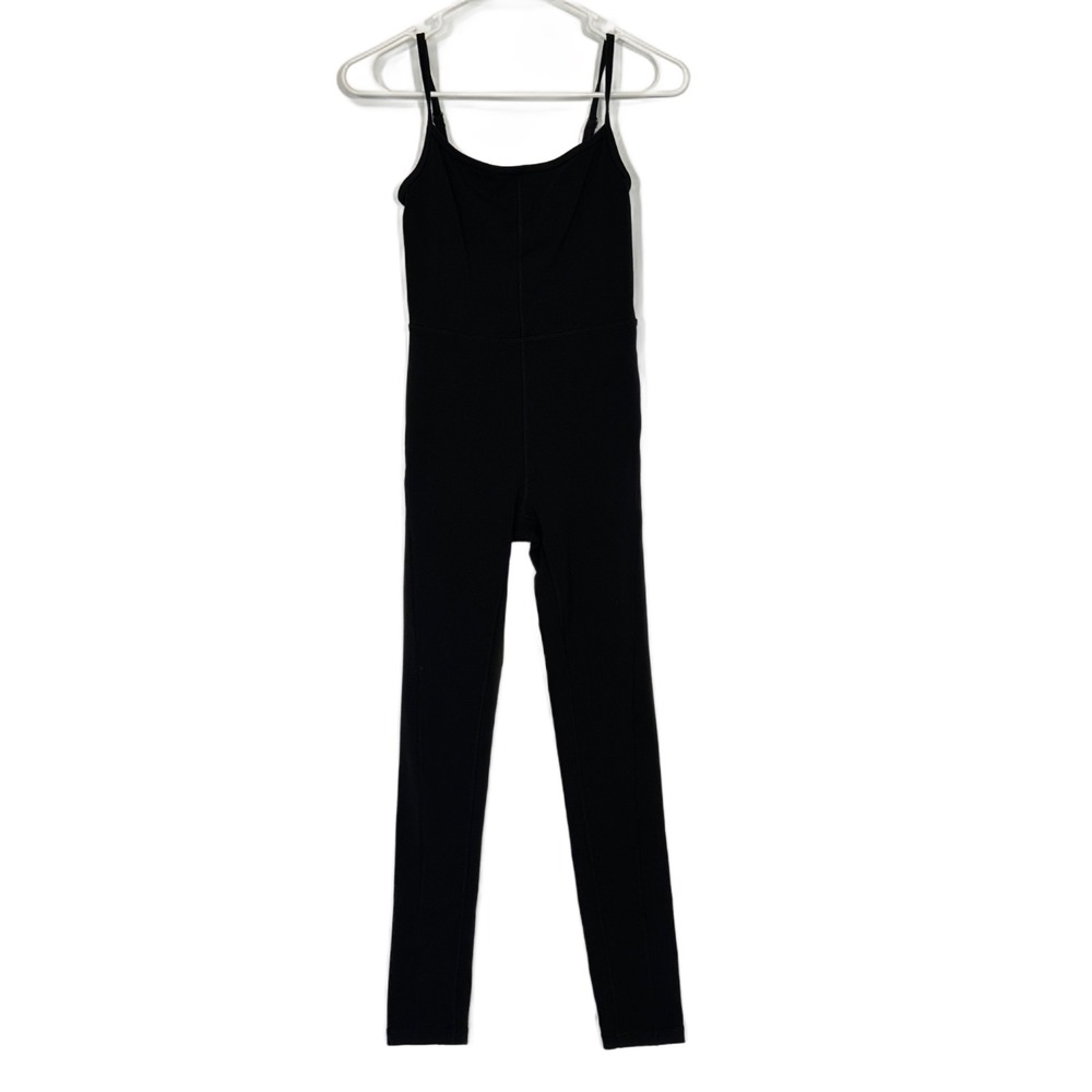 Wilfred Free Jumpsuit Unitard Bodysuit XS Black Athleisure‎ Aritzia Diva